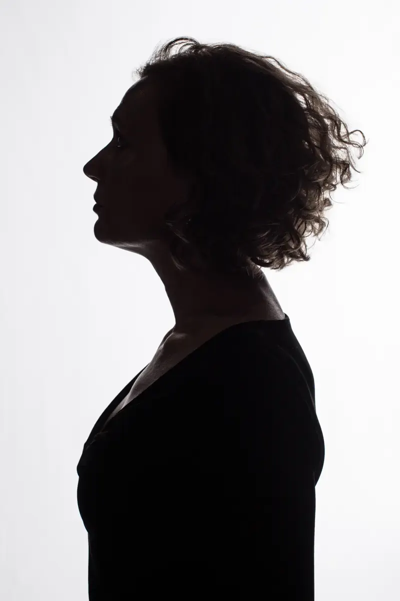 Silhouettenportrait von Friederike Wagner, zweite Ansicht
