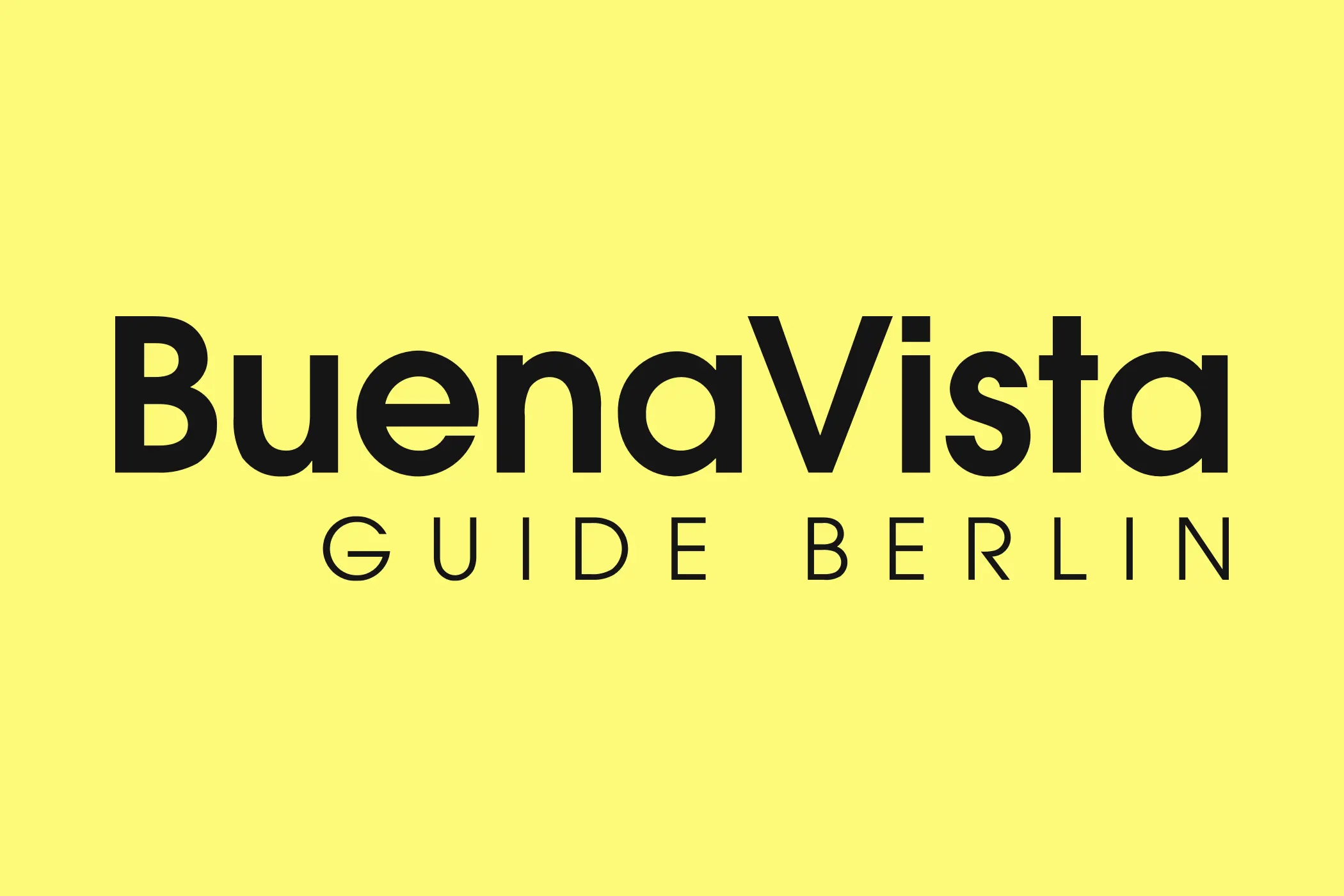 Logo BuenaVista Guide Berlin, gelb