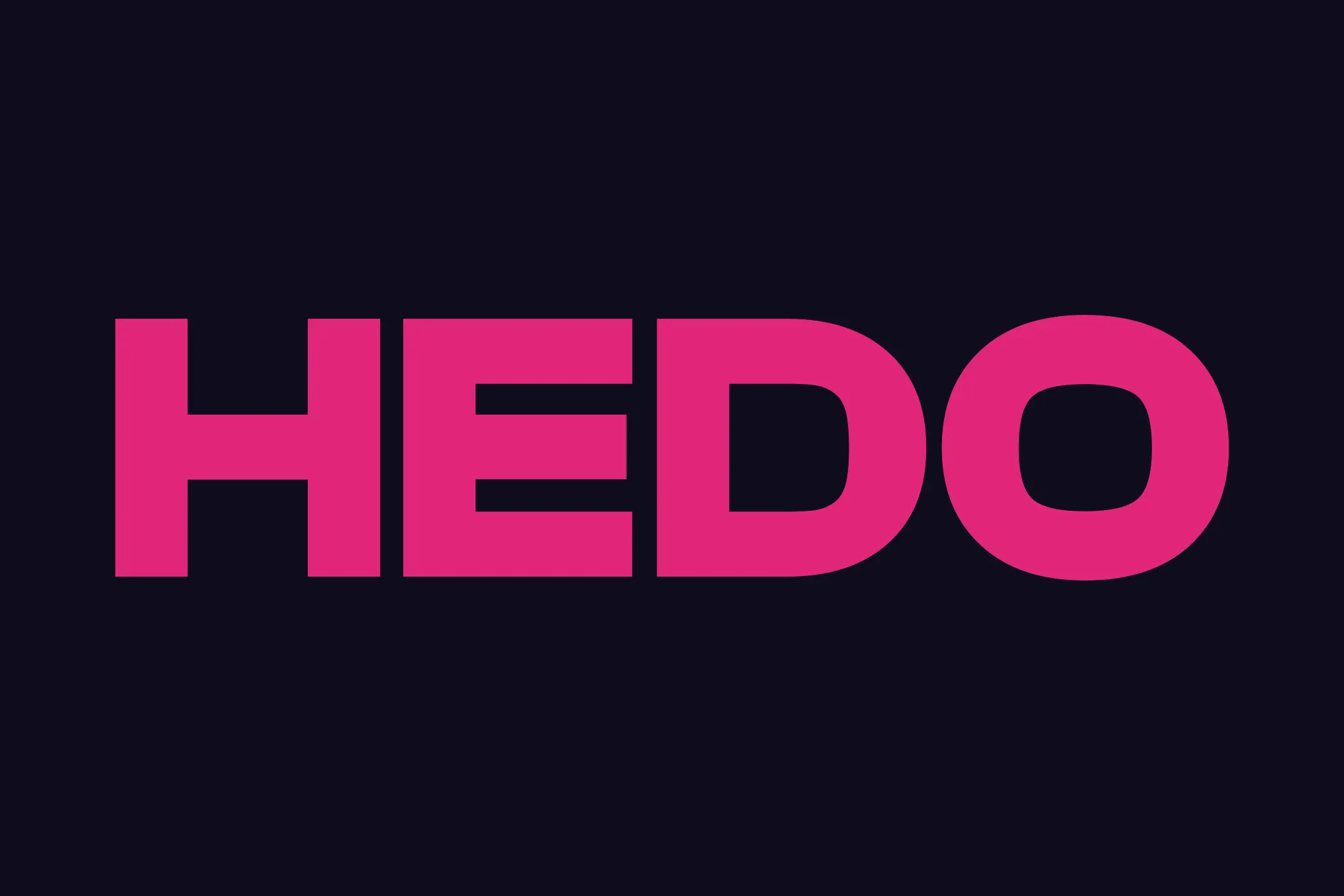 Logo Hedo, pink