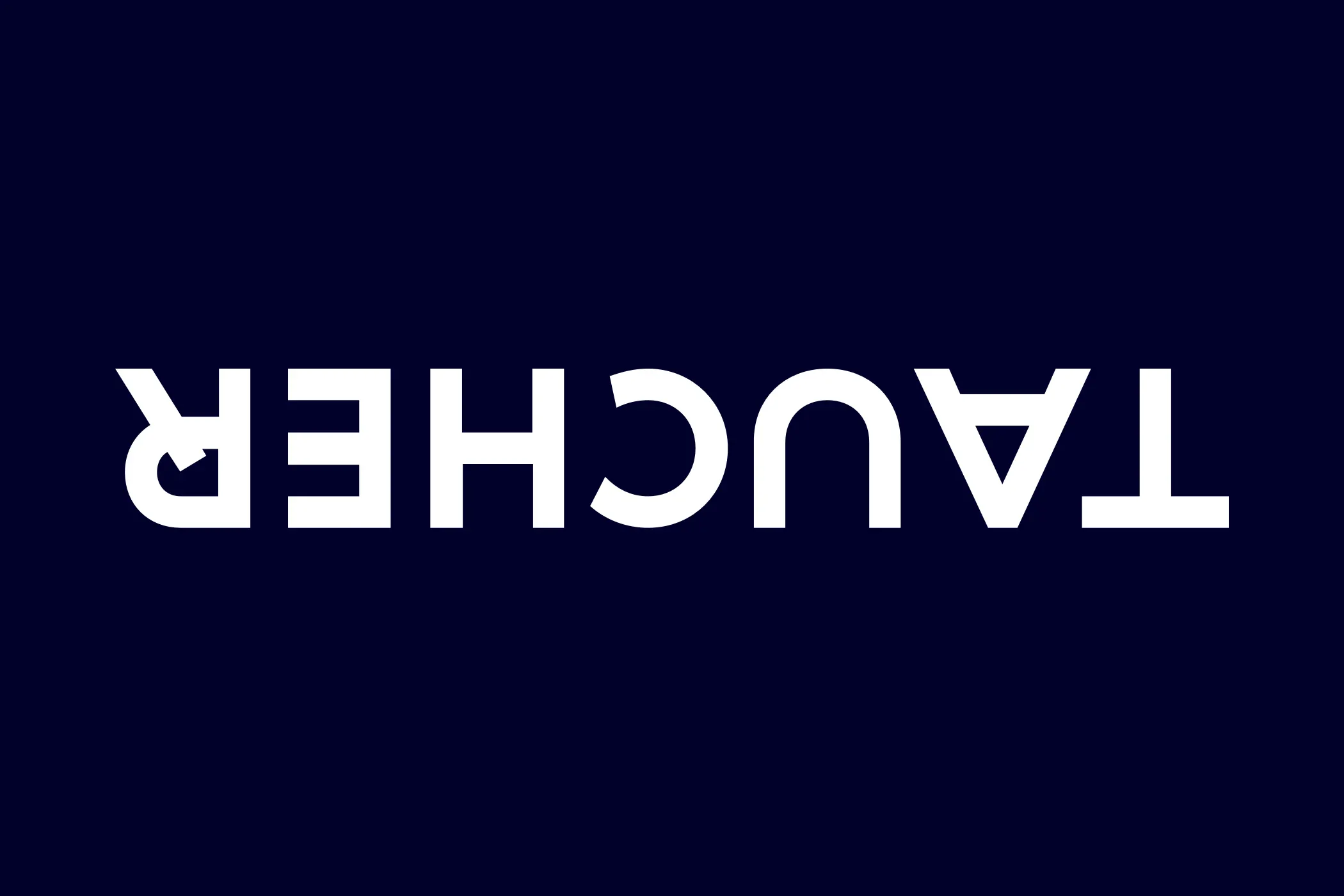 Logo Taucher, dunkelblau